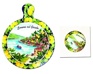 Sottopentola Ceramica Con Manico Lago - Limone