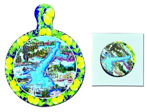 Sottopentola Ceramica Con Manico Lago Cartina