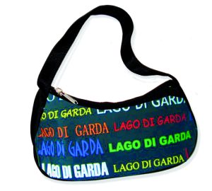 Borsa Nera F/To 21X10 C/Sc. Col. Lago Di Garda