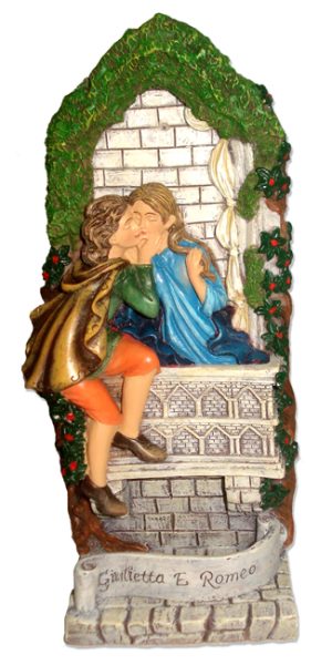 Monum. Bacio Giulietta E Romeo Cm 17 Verona