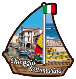 Magnete Glossy Barca Chioggia-Sottomarina