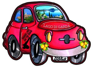 Magnete Glossy Auto Lago Di Garda