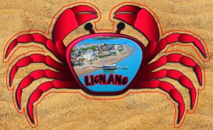 Magnete Glossy Granchio Lignano