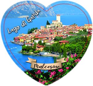 Magnete Glossy Cuore Malcesine