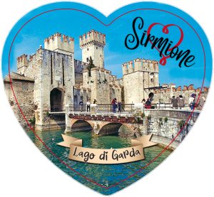 Magnete Glossy Cuore Sirmione