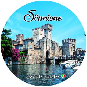 Piatto Ceramica Rotondo Lago - Sirmione