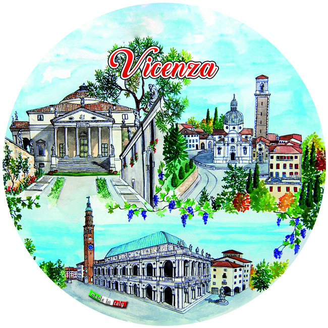 Piatto Ceramica Rotondo Venezia