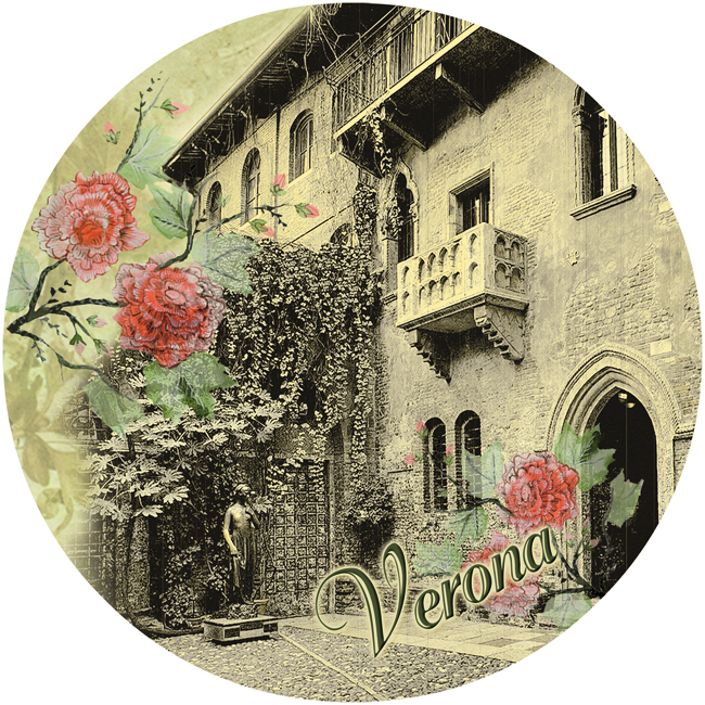 Piatto Ceramica Rotondo Verona