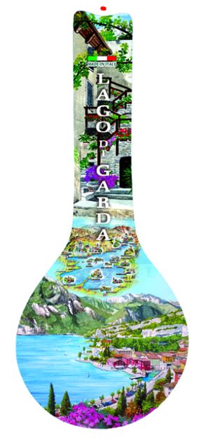 Portamestolo Ceramica Cm 27 Lago - Torbole