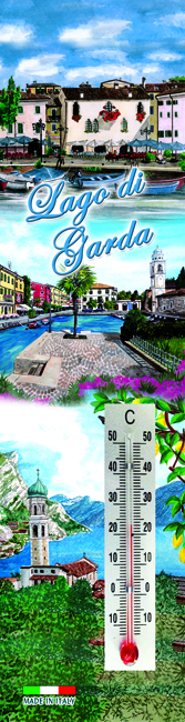 Piastrella Ceram. C/Term. Cm 5X20 Lago - 3 Vedute Acquerello