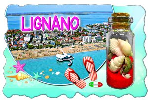 Magnete Marmo Cm 8X5 C/Bottiglia Lignano