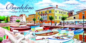 Magn. Piastrella Cm 10X5 Lago - Bardolino