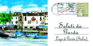 Magn. Piastrella Cm 10X5 Lago - Garda