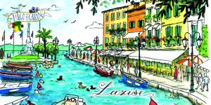 Magn. Piastrella Cm 10X5 Lago - Lazise