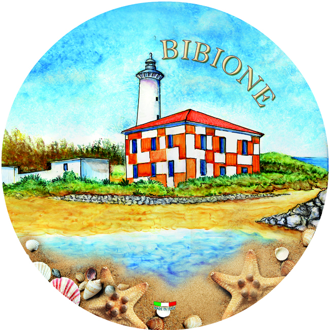 Piatto Ceramica Rotondo Bibione