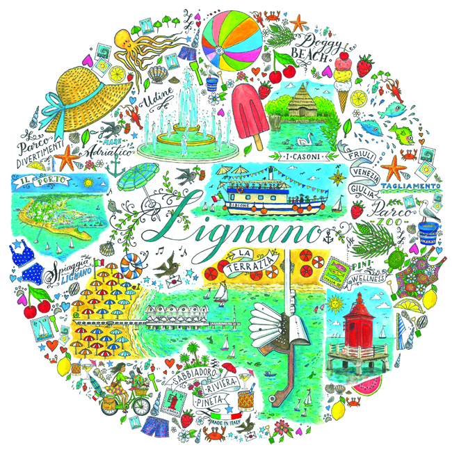 Piatto Ceramica Rotondo Lignano