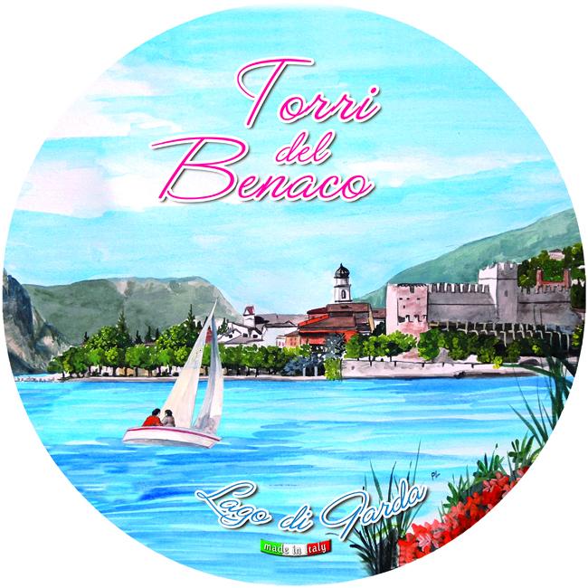 Piatto Ceramica Rotondo Lago - Torbole