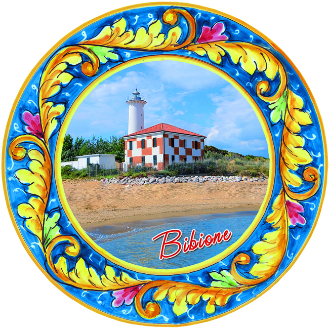 Piatto Ceramica Rotondo Bibione