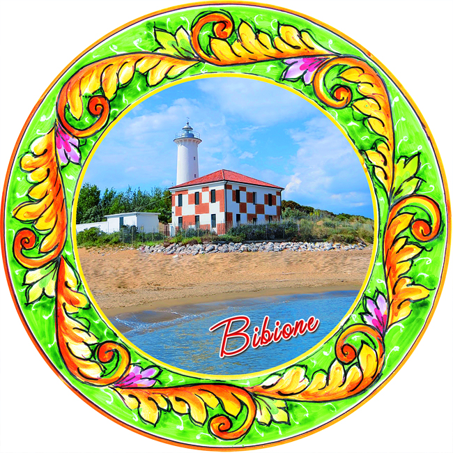Piatto Ceramica Rotondo Bibione