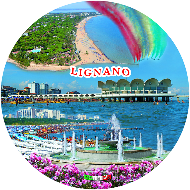 Piatto Ceramica Rotondo Lignano