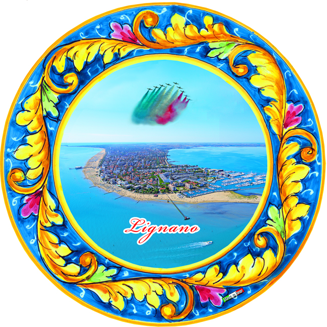 Piatto Ceramica Rotondo Lignano