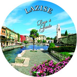 Piatto Ceramica Rotondo Lago - Lazise