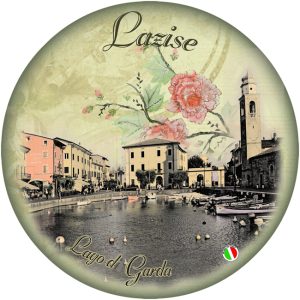 Piatto Ceramica Rotondo Lago - Lazise