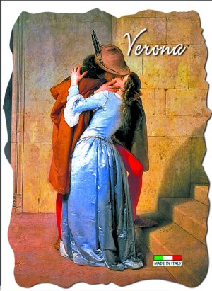 Magnete Marmo Rett. Cm 8X6 Verona Bacio Vert