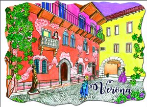 Magnete Marmo Rett. Cm 8X6 Verona Casa Naif