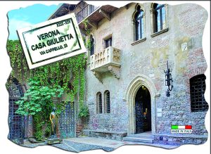 Magnete Marmo Rett. Cm 8X6 Verona Casa C/Marmetto