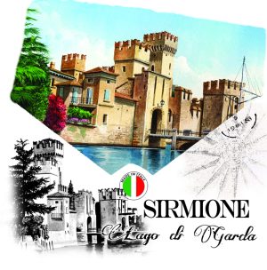 Magnete Resina Busta Lago - Sirmione