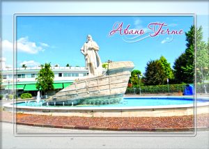Cartolina F/To 12X17 Veduta Abano Terme