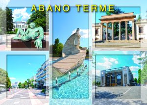 Cartolina F/To 12X17 Veduta Abano Terme