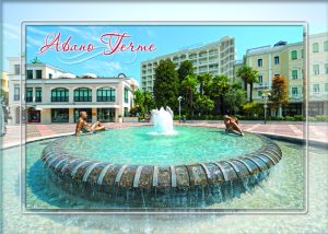 Cartolina F/To 12X17 Veduta Abano Terme