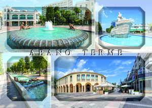 Cartolina F/To 12X17 Veduta Abano Terme
