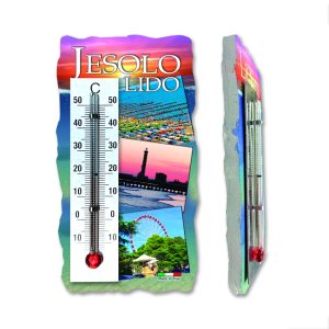 Magnete Marmo Panoramico Cm 10,5X6 C/Termometro Jesolo