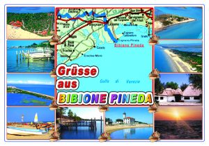 Cartolina F/To 10,5X15 Veduta Bibione Pineda