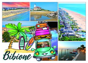 Cartolina F/To 12X17 Veduta Bibione