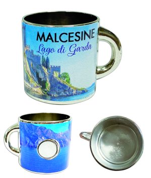 Bicchierino Metallo C/Magnete Lago - Malcesine