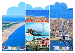 Cartolina F/To 12X17 Fustellata Chioggia-Sottomarina