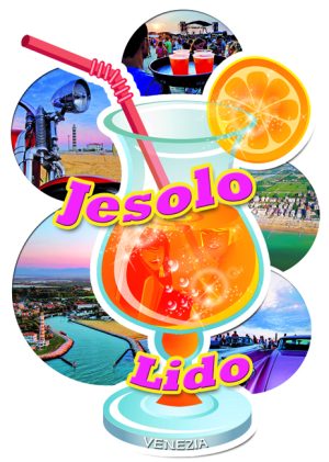 Cartolina F/To 12X17 Fustellata Jesolo Verticale