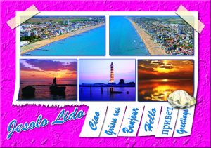 Cartolina F/To 10,5X15 Veduta Jesolo
