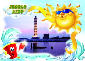 Cartolina F/To 12X17 Veduta Jesolo