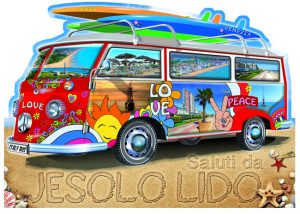 Cartolina F/To 12X17 Fustellata Jesolo