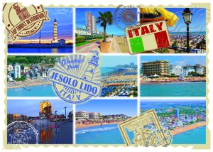 Cartolina F/To 12X17 Fustellata Jesolo