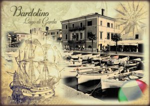 Cartolina F/To 10,5X15 Veduta Bardolino Vintage