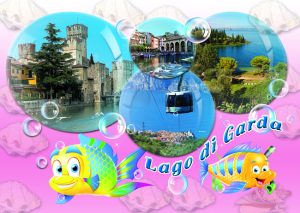 Cartolina F/To 10,5X15 Veduta Loc. Lago Di Garda