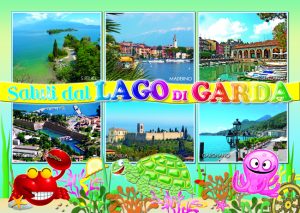 Cartolina F/To 10,5X15 Veduta Loc. Lago Di Garda