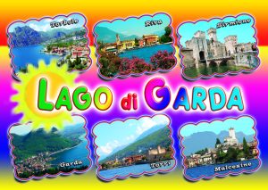 Cartolina F/To 10,5X15 Veduta Loc. Lago Di Garda