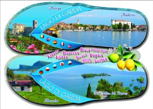Cartolina F/To 12X17 Fustellata Loc. Lago Di Garda